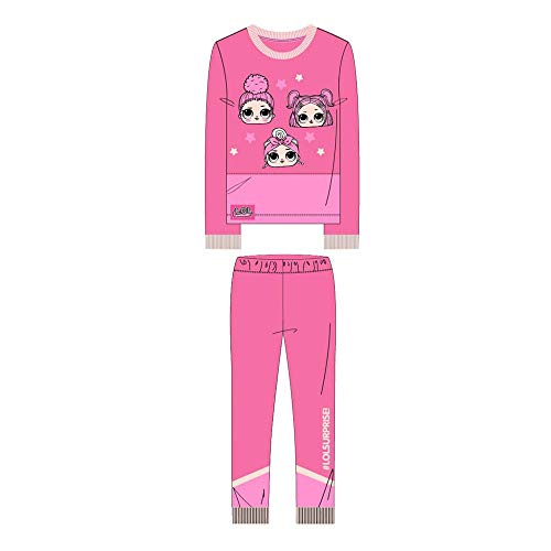CERDÁ LIFE'S LITTLE MOMENTS Pijama de Terciopelo Niña de LOL Surprise-Licencia Oficial MGA, Rosa, 8 años para Niñas
