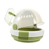 Matériau durable : l'étui de voyage pour hamster est fabriqué en matériau abs, qui est robuste et pratique pour une utilisation durable dans votre vie , cage de transport pour petit animal de compagnie, étui de transport pour hamster