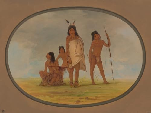 Poster indiens George Catlin SERENDIPITP 50x70cm rompre monotonie mur