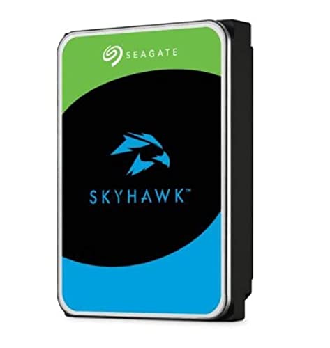 Seagate Skyhawk, 4 to, Disque Dur Interne de vidéosurveillance, 3.5', SATA 6 Go/s, 256 Mo de mémoire Cache, pour système de caméras de sécurité, 3 Ans Services Rescue en Interne (ST4000VX016)