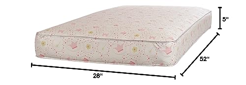Kolcraft BabyPedic Premium Hypoallergenic Waterproof Baby Crib Mattress & Toddler Bed Mattress, Airy Comfort, 120 Steel Coils, GREENGUARD Air Quality Certified, Made in USA, 52\"x28\" (Amazon Exclusive) - Thumbnail 2