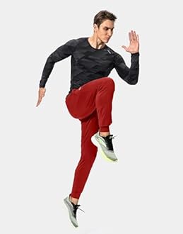 G Gradual Men's Sweatpants with Zipper Pockets Athletic Pants Traning Track Pants Joggers for Men Soccer, Running, Workout