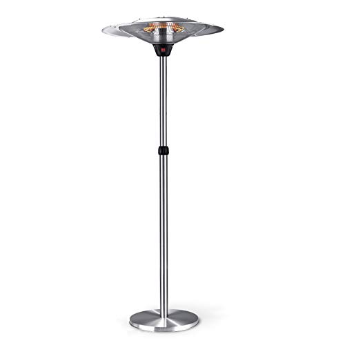 Halogenheizvorrichtung Tischplatte Elektrische Heizstrahler Mit Wasserdichter Abdeckung Beweglicher Im Freien Garten Gazebo Infrarotheizung 2100