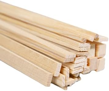 Mendi 25 Bastoncini Legno Quadrato 100x10x10 Mm - Per Fai Da Te, Artigianato E Lavori Manuali - Foto 6