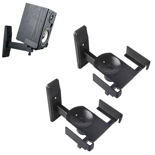 Soporte de pared para altavoces con giro de 180 grados y carga de 20kg