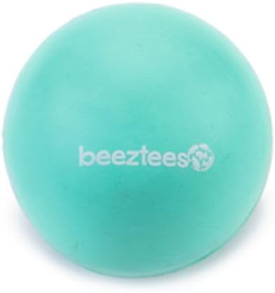 Beeztees Köpek Oyuncağı, Dolu Top, Kauçuk, Turkuaz, 6,5cm