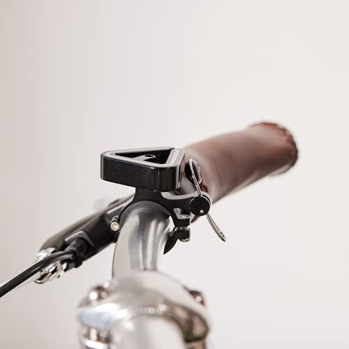 N+1 Triangle Classic Bike Bell- Aluminum Alloy Bicycle Bell For Road Bikes Or Mountain Bikes, Fits 22-25Mm ( 0.87”-1” Inch) Handlebars (Black) #TOP7