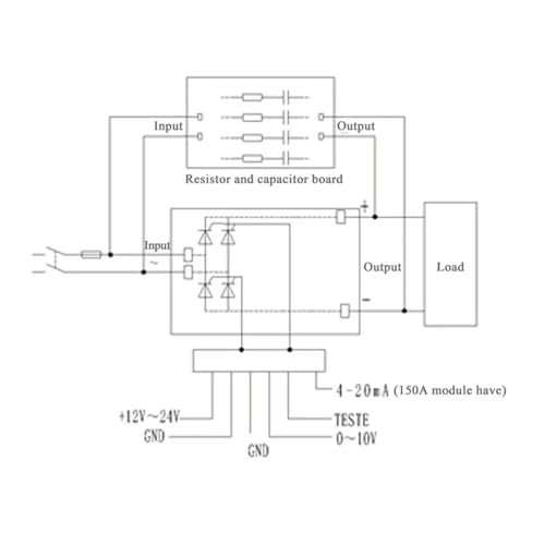 Régulateur intelligent DXTY-ZL-100A thyristor monophasé haute capacité - 4