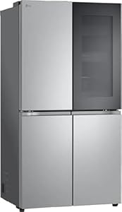 LG GMV960MBDE Amerikanischer Kühlschrank, 666 Liter, Frostfrei, Silber, Energieklasse E