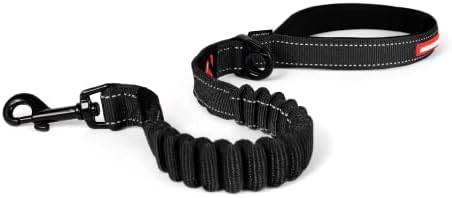 EZYDOG Zero Shock LITE Dog Lead, Zero Shock Technology, Shock-Absorbing, 1.2m, Small Dogs, Medium Dogs, Large Dogs, Comfortable Padded Handle, Traffic Control, 48 inches (Red)