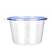 Produktbild HEMFV Lebensmittel Lagerbehälter mit Deckel, Einweg Lebensmittel Lagerbehälter 100 Packungen, Leakproof runde freie Takeout Container Mahlzeit Prep Microwavable & DishwashSafe Bento Boxes
