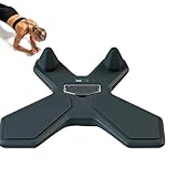 Übungsbrett, 360°-Schrägungstrainer, 50 x 40 x 10 cm, Plattform mit abnehmbarem Griff, tragbare zentrale Trainingsgeräte, Stabilitätstrainingsgerät