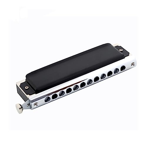 PacuM Harmonica par Instrument Clé 12 Trous 48 Tons Harmonica Noir Chromatique Clé de C for Joueur Professionnel Étudiants Débutant Harmonica - Les Beatles, Paul McCartney, John Lennon, RIngo Starr, George Harrison PacuM Harmonica par Instrument Clé 12 Trous 48 Tons Harmonica Noir Chromatique Clé de C for Joueur Professionnel Étudiants Débutant Harmonica – Image 3