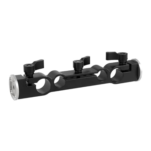 Adaptateur pince à double tige 15mm 19mm avec montage rosace M6 caméra