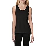 Hanes Women's Cotton Tank, black, LARGE