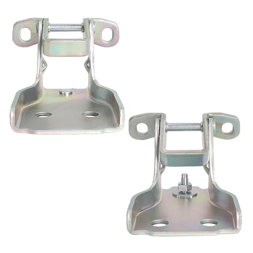 Front Door Hinge Assembly | Fits 1999-2016 Ford Super Duty F250 F350 F450 F550 Truck,2000-2005 Ford Excursion | Replaces F81Z-2522800-AA F81Z-2522810-AA Upper&Lower Door Hinges Pin
