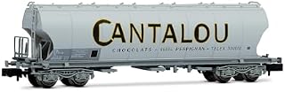 Arnold HN6706 SNCF, 4-achsiger Getreide-Schüttgutwagen Cantalou, Ep; iV Güterwagen, Grau