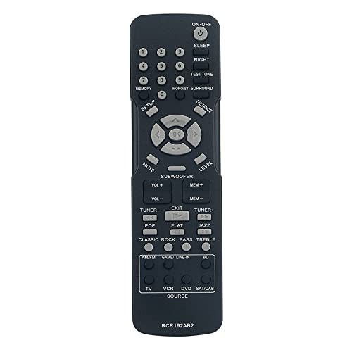 Rcr192Ab2 Replacement Remote Control -Allimity- Fit For Rca Home Theater Av Receiver Rcr192Ab2 Remote Rt2870A Rt2781Hu Rt2781Hb Rt2781E Rt2770 Rt2911 Rt2781Be Rt2870R Rt2781H #TOP2