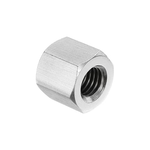 PATIKIL M10x1.5 Pas 304 Écrous Couplage Hex Acier Inoxydable