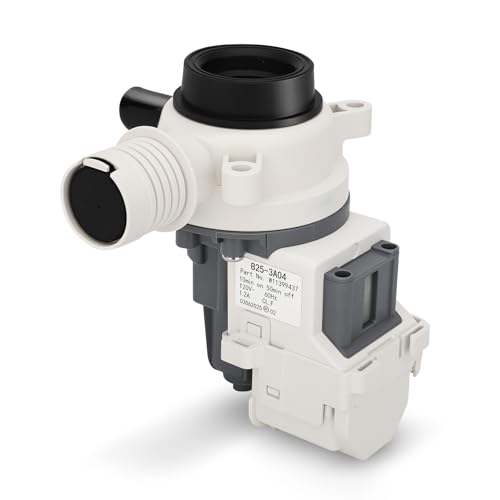 W11399437 Washer Drain Pump for Whirlpool Maytag Kenmore Crosley WTW5000DW3 WTW5010LW0 MVW5430MW0 MVW4505MW1 Replace# 4961028 AP6974144 PS12731241 EAP12731241