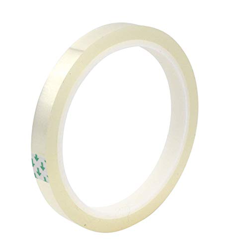 Preisvergleich Produktbild Thermoband für Sublimation 10mm transparent - hitzebeständiges Klebeband 33m / bis 200C