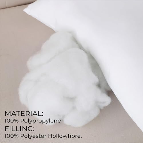 LSC 2 Pack Luxury 18” x 18” 45cm x 45cm Cushion Inserts Hollow Fibre Cushion Pads Bounce Back Square Cushion Inner for Sofa Bed Couch Scatter Cushions (PACK OF 2, 18"X18" (45cm x 45cm)) - Image 6
