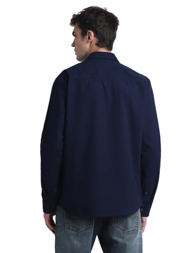 Image of Jack & Jones Men's Cotton Solid Regular Fit Shirt
