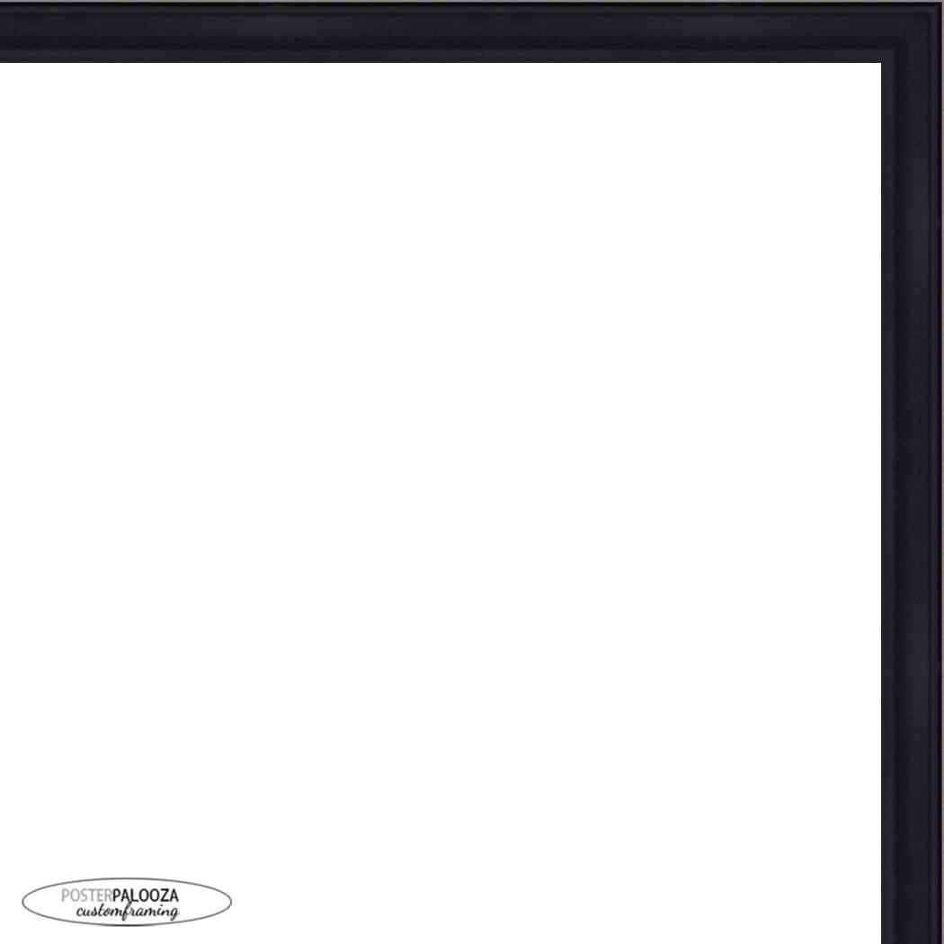 Poster Palooza 17x22 Frame Black Solid Wood Picture Frame | 0.75 Inch Moulding Width | Includes UV Acrylic Plexiglass, Foam Board Backing & Hanging Hardware - View #5