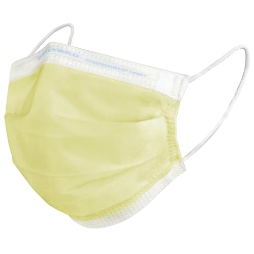 HALYARD Level 1 Disposable Procedure Mask Earloops Yellow 47567 (Box of 50)