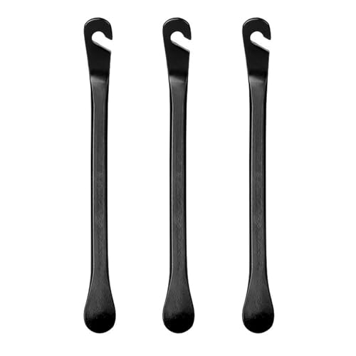 JZK 3x Ultra Strong Bicycle Tyre Lever, Metal Bike Tyre Spoon Changing Tool, Portable Bike Tire Removal Repair Tool