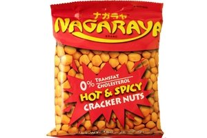 nagaraya cracker nuts (hot n spicy) - 5.64oz [12 units] (731126105163)