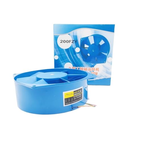 Ventilador centrífugo axial de bajo ruido, 380 V CA, 65 W, 0,13 A, 200 x 210 x 71 mm, 200FZY4-D