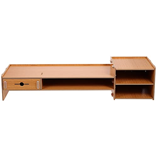 Soporte de computadora para torre de escritorio estante elevador de monitor