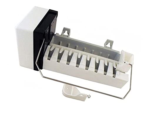 Refrigerator Ice Maker Compatible with Maytag MTB1954DRW, MSD2351HES, RTD2300DAM, RTC1500DAE, MBF1956KEQ2, RTC1700AAW, MSD2355HEB, MZD2768GEW models