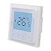 Smart Thermostat Plug Outlet, Digital Thermostat Accurate Control DIY Programming Underfloor Heating for Wall Hanging Stove