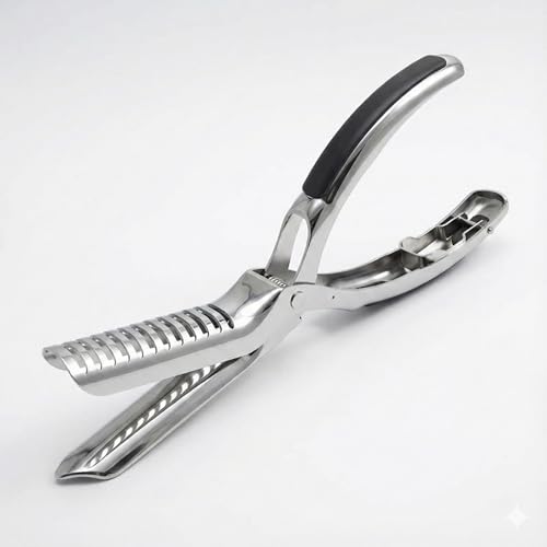 Royal Kitchen Rib Membrane Removal Tool for BBQ & Smoking | Stainless Steel Pork Rib Peeler & Kitchen Gadget | Essential Accessory for Backyard Grill Masters | Ergonomic Design | 1 PC