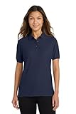 Port Authority Women's Silk Touch Polo XL Navy