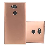 Custodia Cadorabo Per Sony Xperia L2 – Azzurro Metallizzato, Cover Morbida In TPU Sottile 1,2mm Con Bordo Rialzato, Antishock