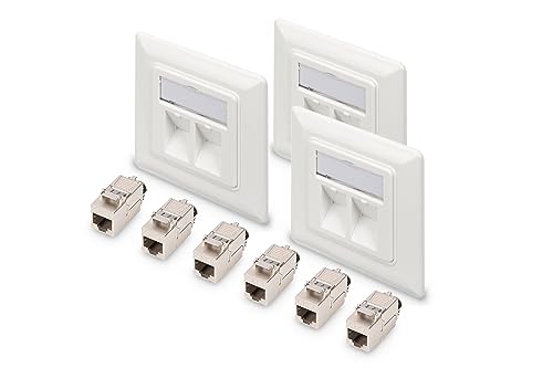 Prise reseau Cat8.1 DIGITUS avec Keystone pour optimiser votre installation internet domestique