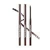 KISS New York Professional Lip Liner, Long-Lasting Luxury Intense Lipliner, Creamy Retractable Easy to Use Richly Pigmented Lip Liner Pencil 3 PCS (Dark Brown)
