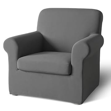 Generico Copripoltrona 1 Posto - Fodera Protettiva per Poltrona Morbido e Adattabile per Uso Quotidiano