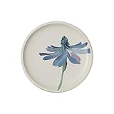 Zum Anrichten von Frühstück und Desserts, Breiter Rand für ein sauberes Servieren, Geschwungener Rand und florale Elemente als Blickfang