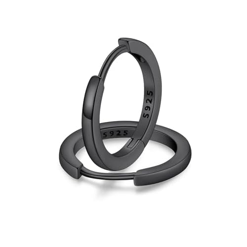 FaithHeart Sterling Silver Hoop Earrings for Women, Hypoallergenic Huggie Hoop Earrings Lightweight Small Cartilage Earrings Hoop Earring Dainty Everyday Earrings 6/8/10/12/14/15/16/18/20mm