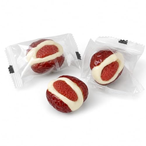 Dátiles Rojos Con Relleno De Crema Y Fresas Secas - Paquete 250g(1BAG)
