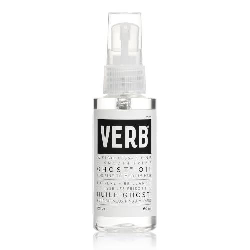 VERB Ghost Weightless Fine Hair Oil, 2 oz | For Styling + Heat Protection
