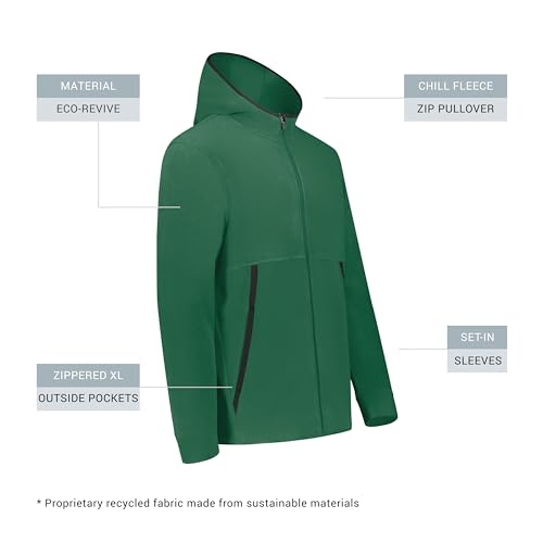 Image of Augusta Sportswear Men's Chill Fleece 2.0 Full Zip Hoodie