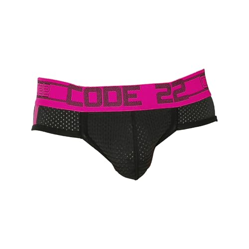CODE 22 - Ropa Interior Slip Hombre - Motion Brief Black - 1x Tamaño M