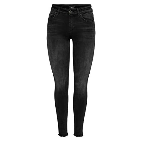 ONLY Vaqueros skinny mujer con bordes abiertos Cover