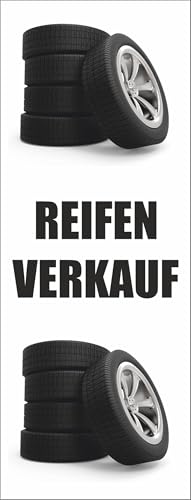 Banner 105 x 40 cm Reifen Verkauf