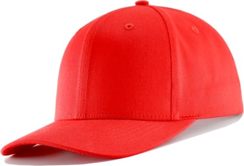 Image of Structured Baseball Dad Hat Fits One Size & XXL - Adjustable Golf Cotton Ball Cap - Plain Blank Casual Caps for Men Women